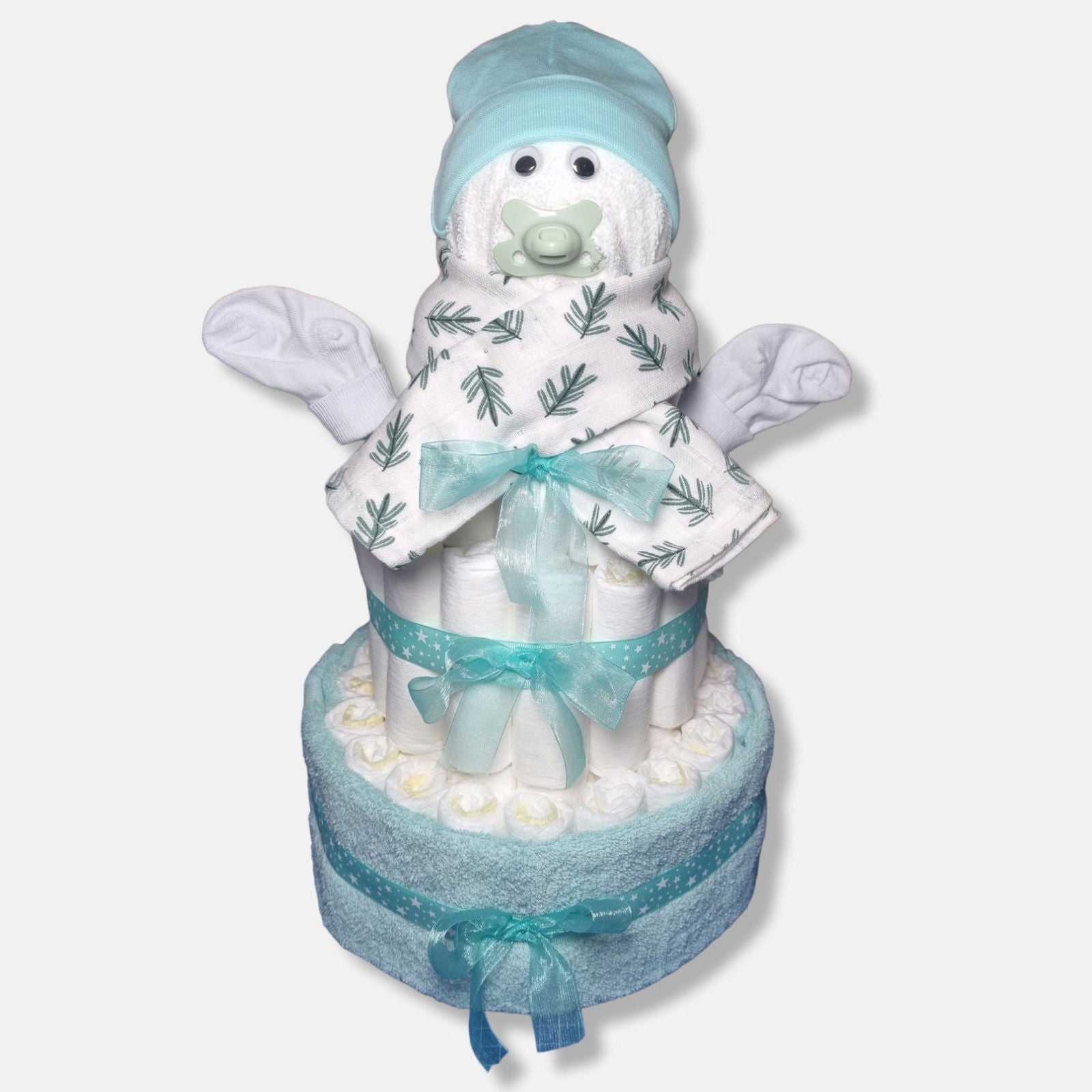 Baby Luiertaart Mint - Geboortegift