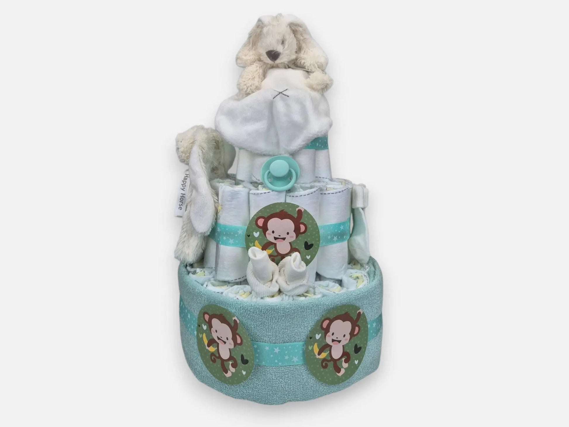 Happy Horse Luiertaart Mint Geboortegift