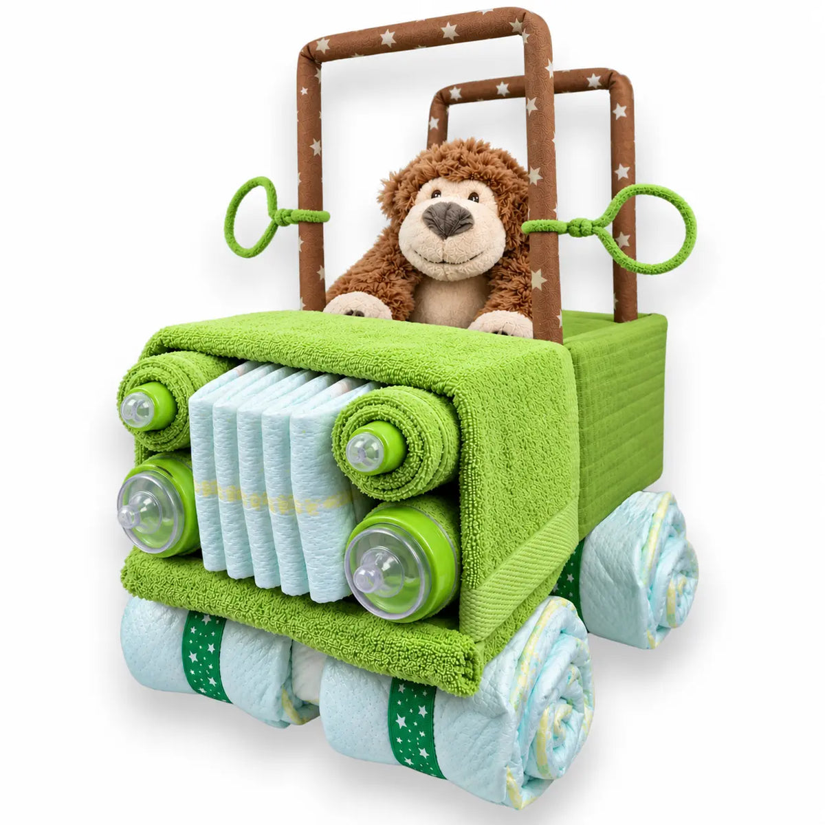 Jeep Groen Luiertaart Geboortegift