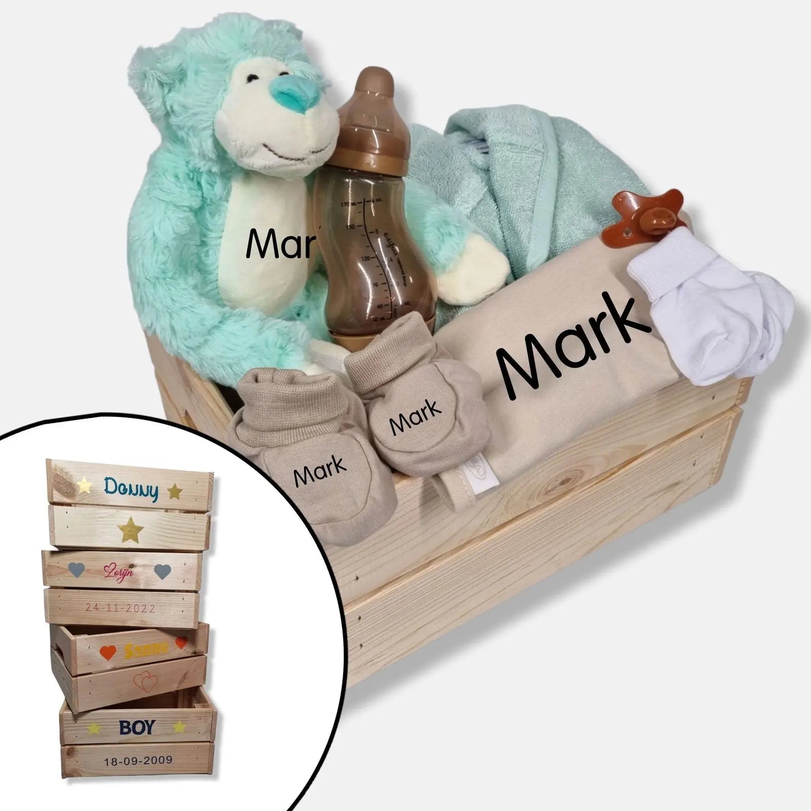 Kraampakket Papa en Mama - heeft de leukste cadeaus Kraampakket Papa en Mama - heeft de leukste cadeaus