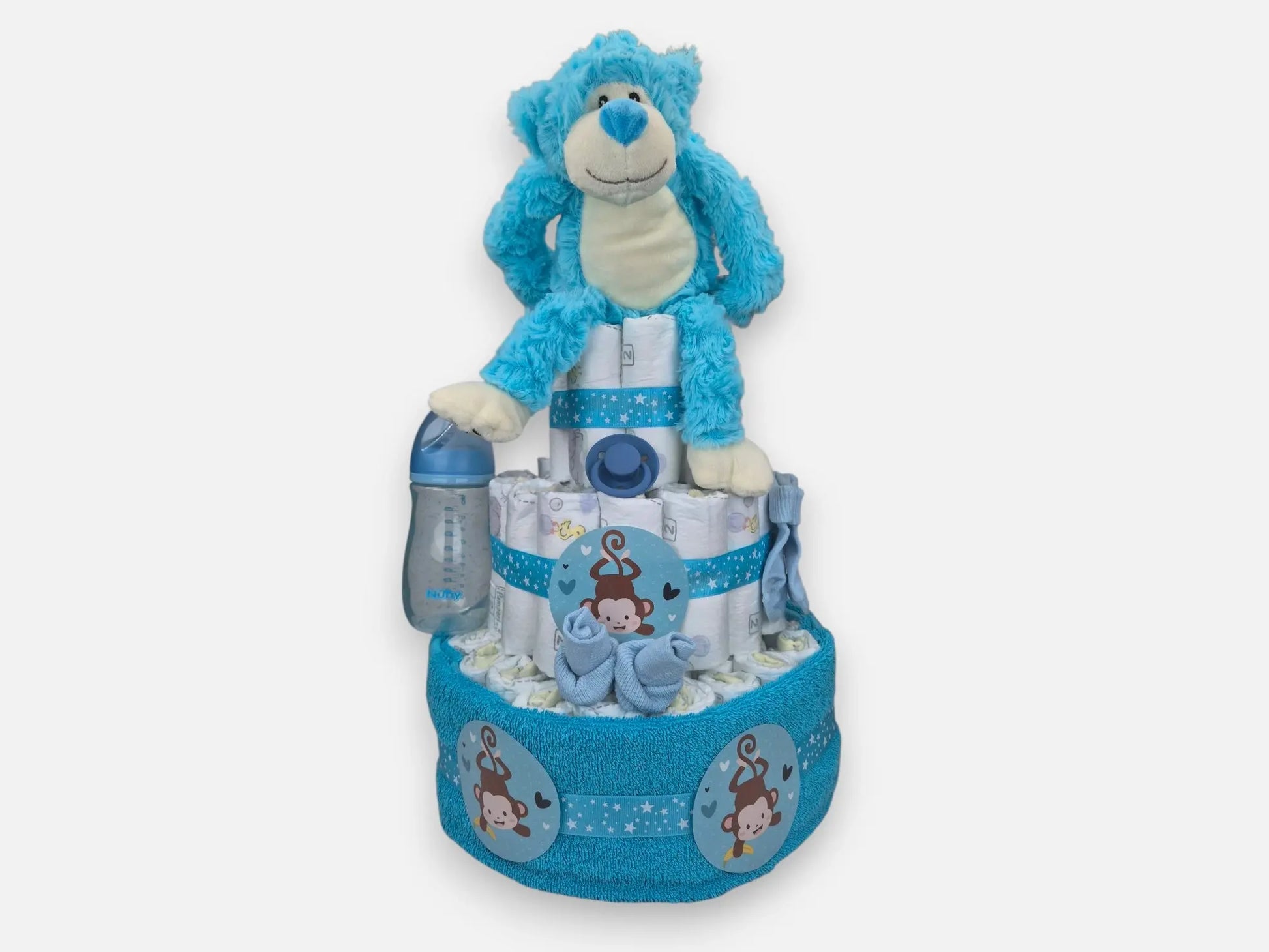 Luiertaart Blauw Geboortegift