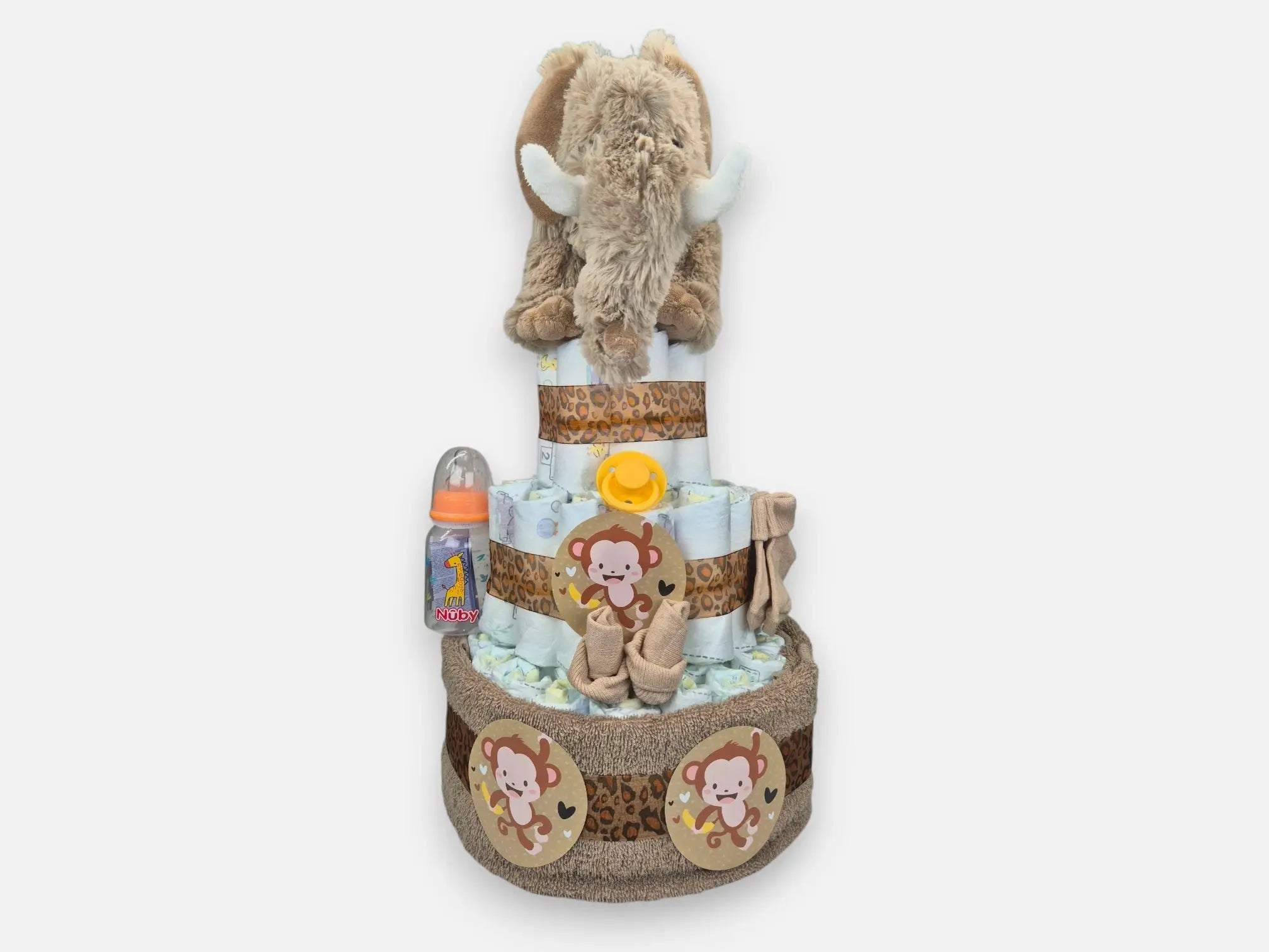 Luiertaart Bruin Geboortegift