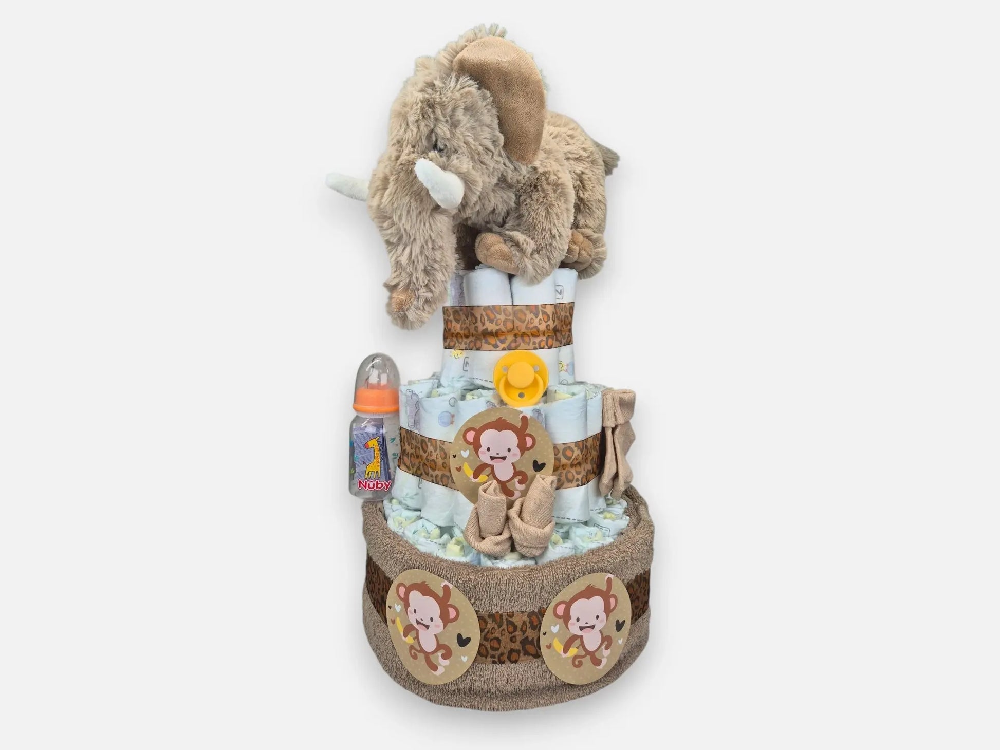 Luiertaart Bruin Geboortegift