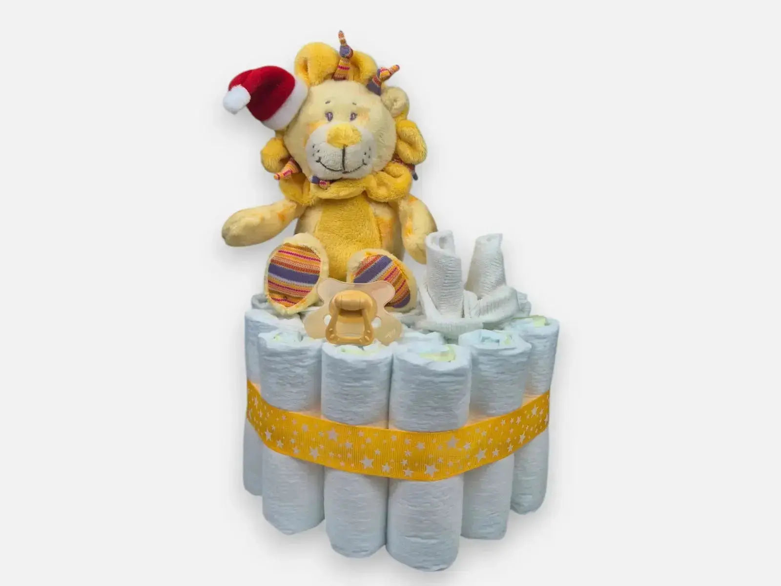 Mini Jungle Luiertaart - Geel - Geboortegift