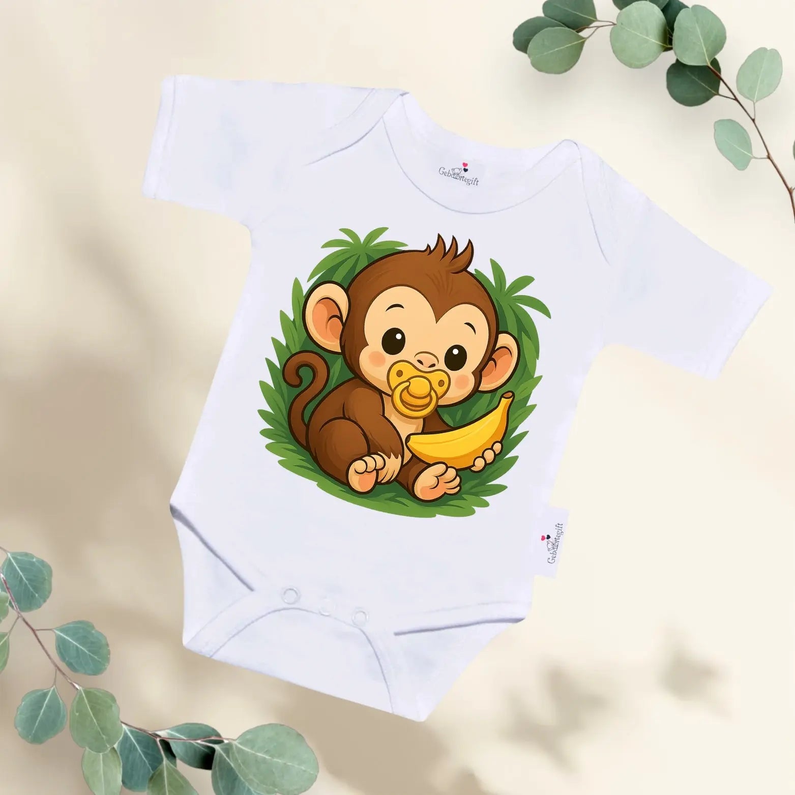 Rompertje Aapje met banaan Geboortegift