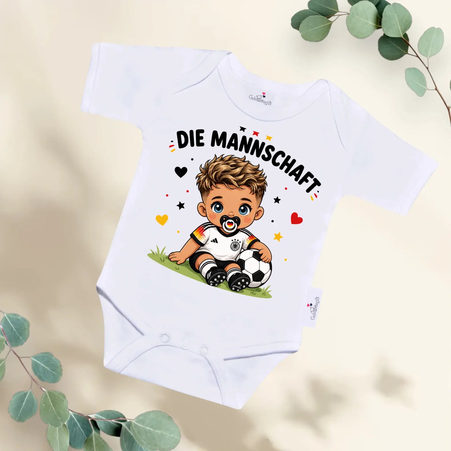 Slabbetje Duitse voetbalelftal - Jongen Geboortegift