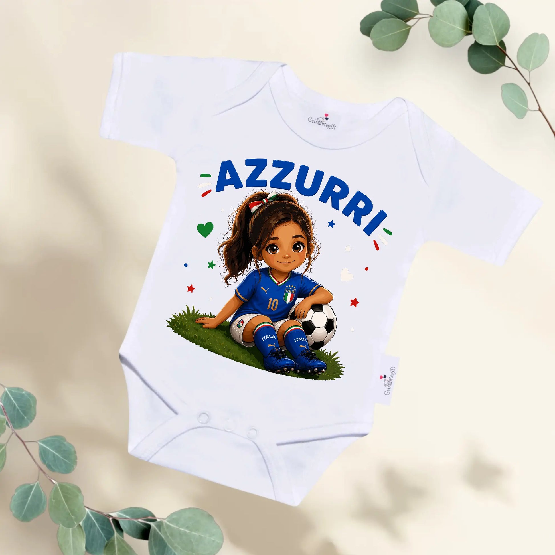 Rompertje Italië voetbalelftal - Meisje Geboortegift