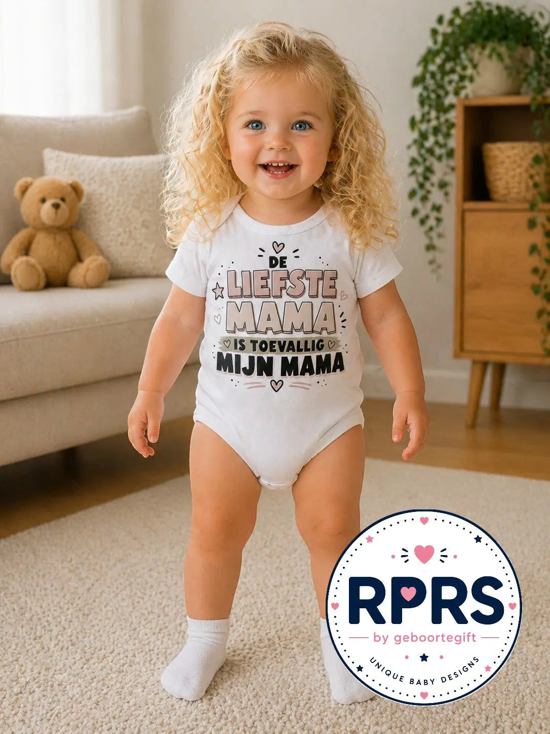 Rompertje de liefste mama is toevallig mijn mama Geboortegift