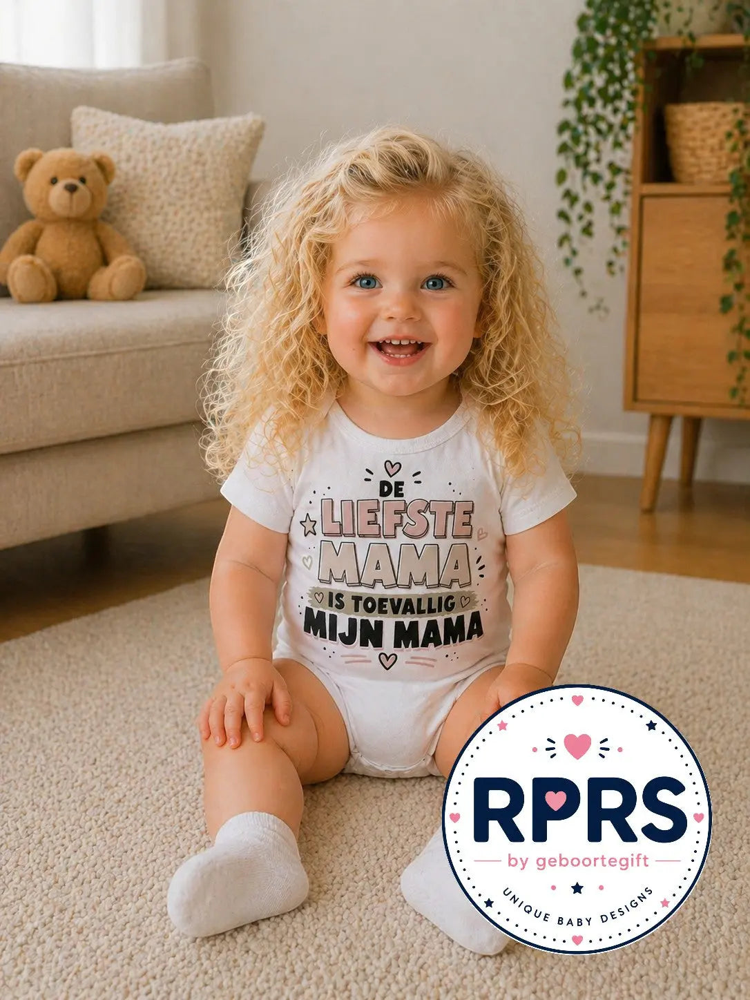 Rompertje de liefste mama is toevallig mijn mama Geboortegift
