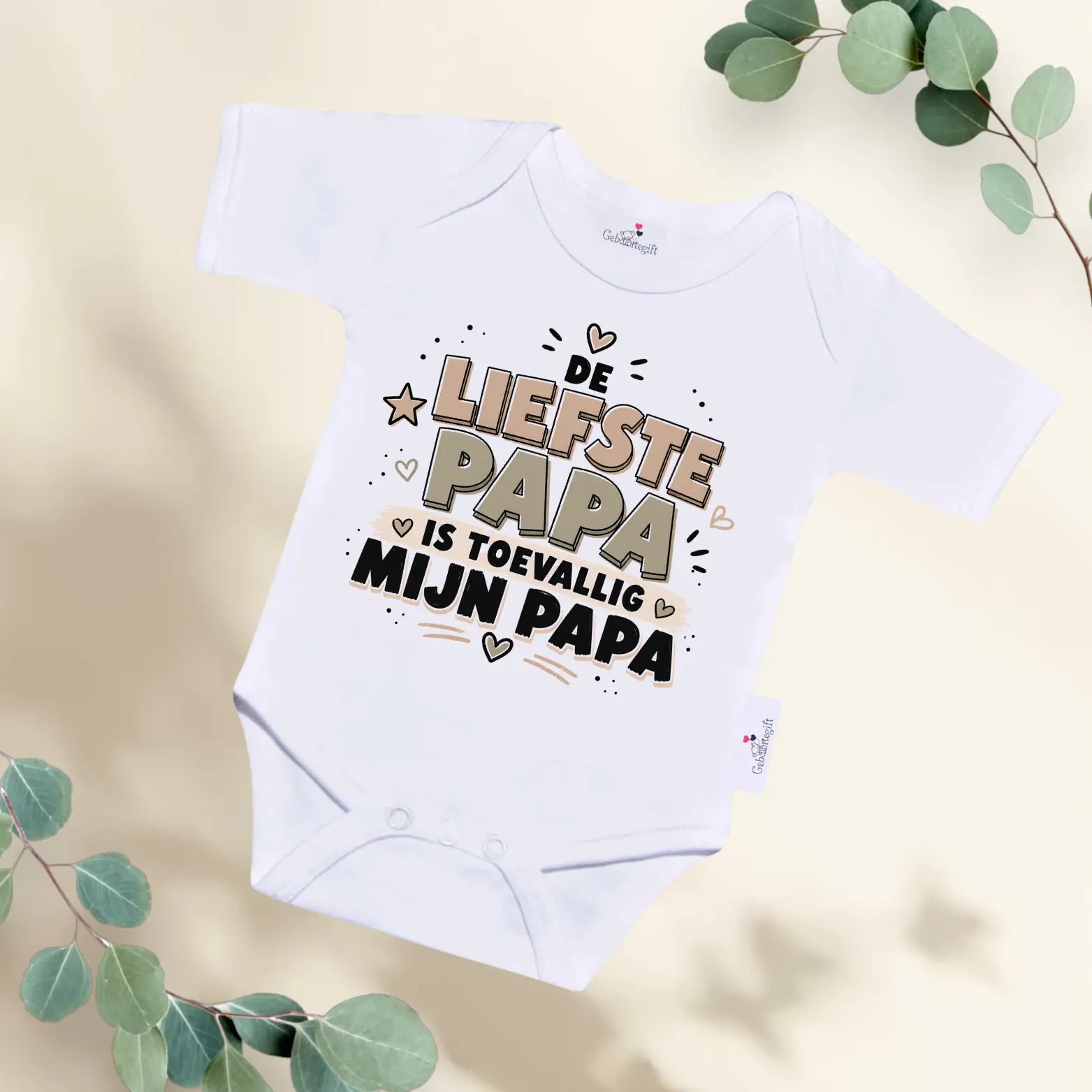 Slabbetje de liefste papa is toevallig mijn papa Geboortegift
