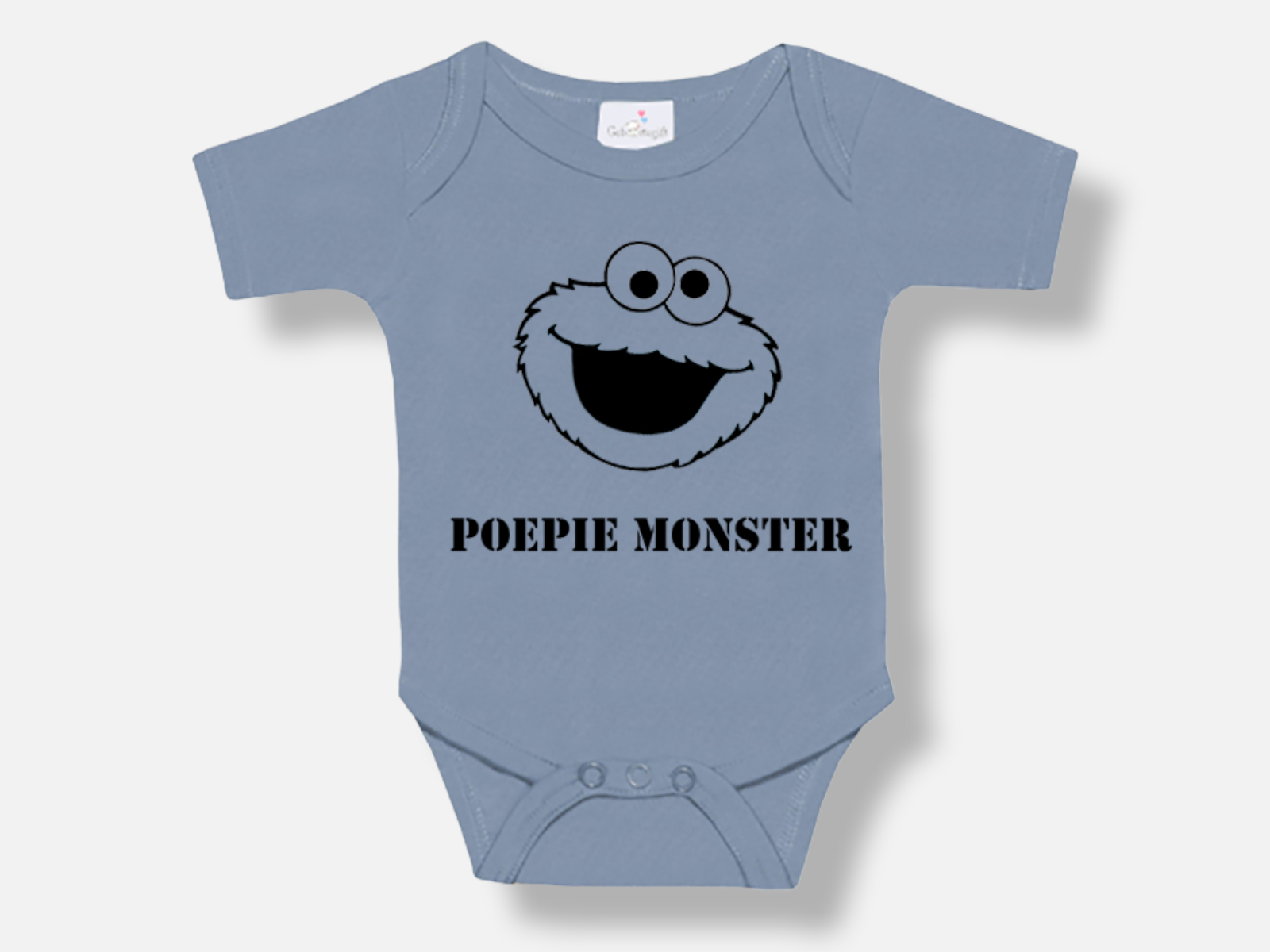 Rompertje Poepie Monster - Geboortegift