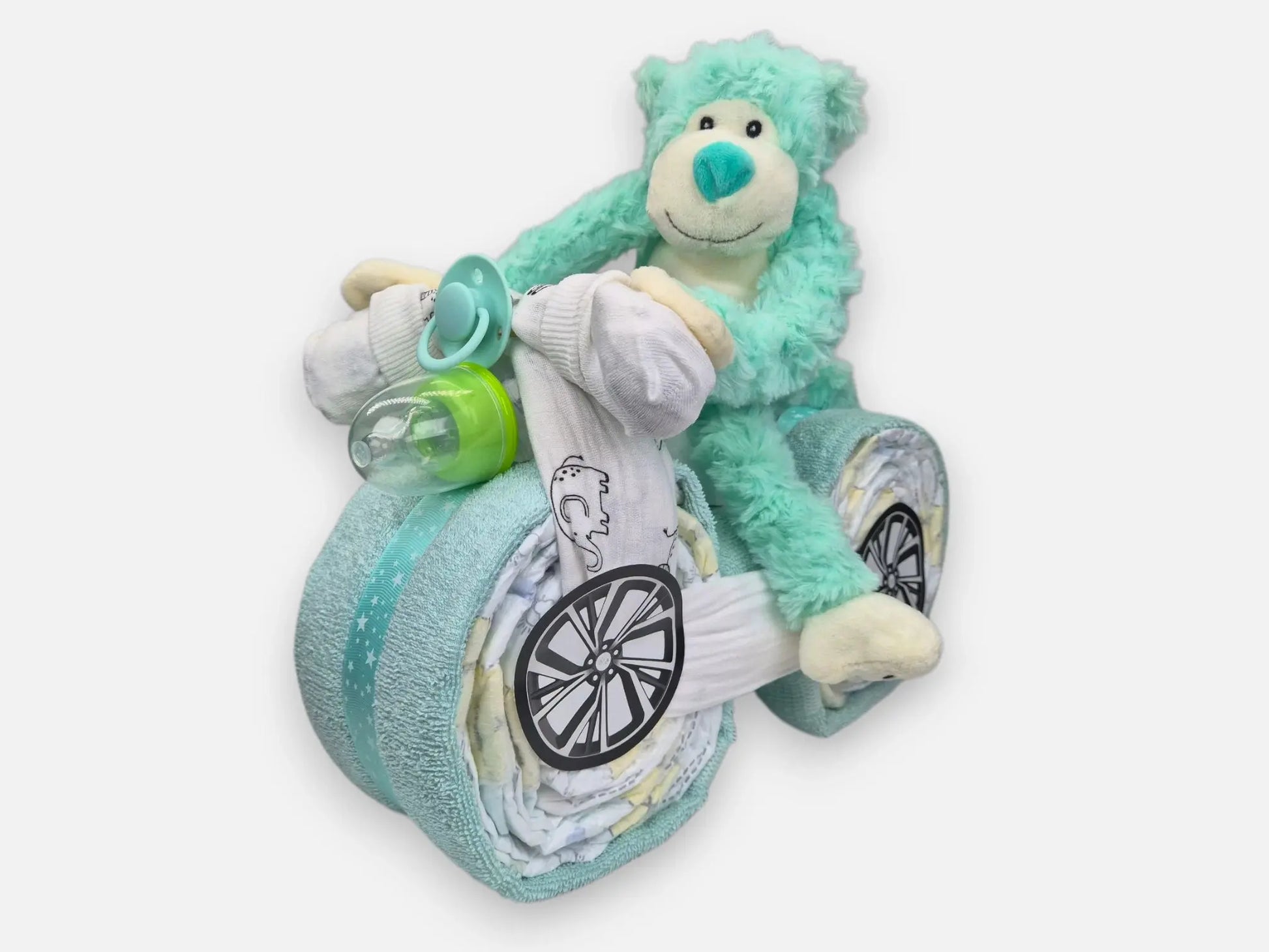 Scooter Luiertaart Mint Geboortegift