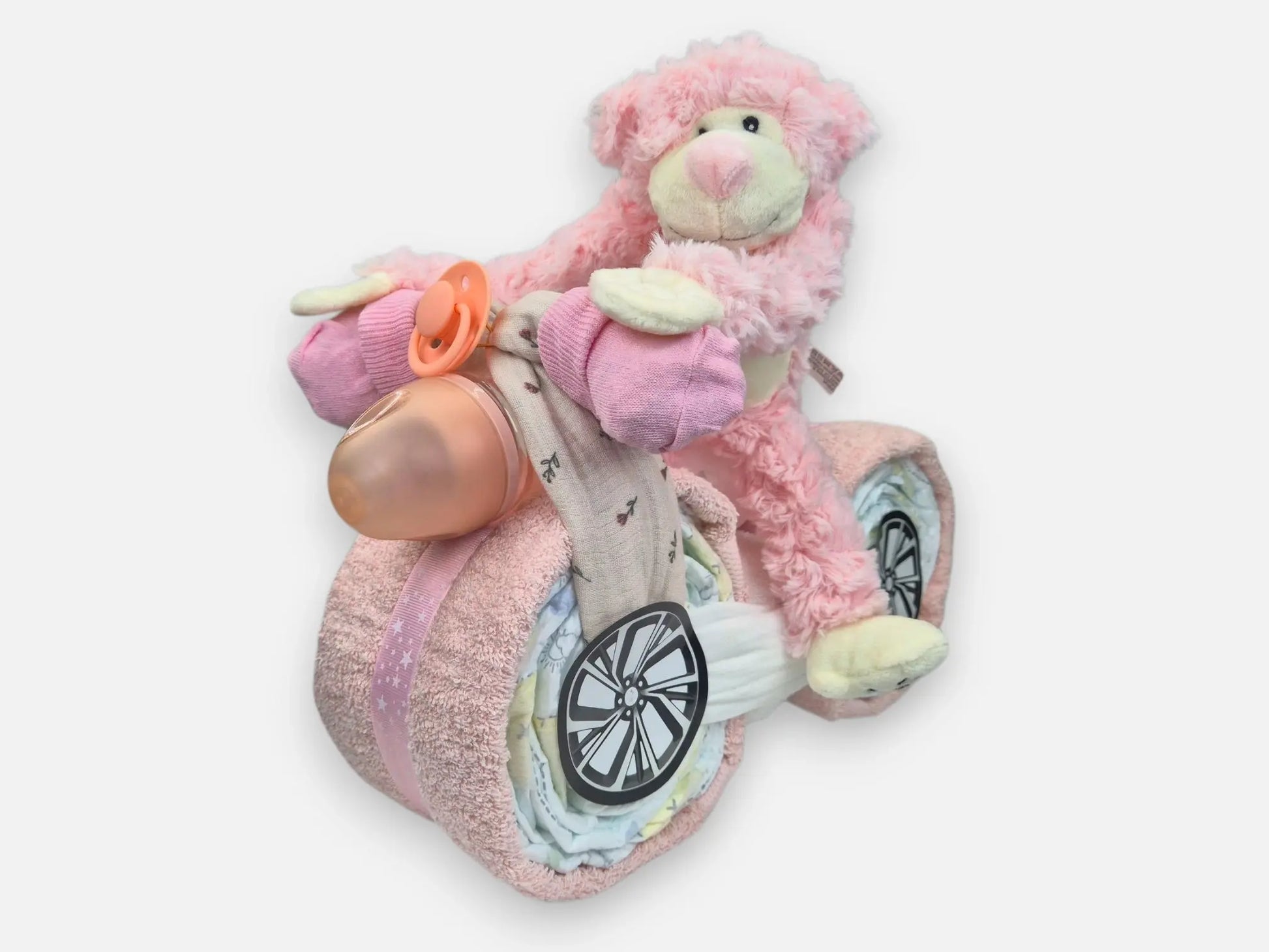 Scooter Luiertaart Roze Geboortegift