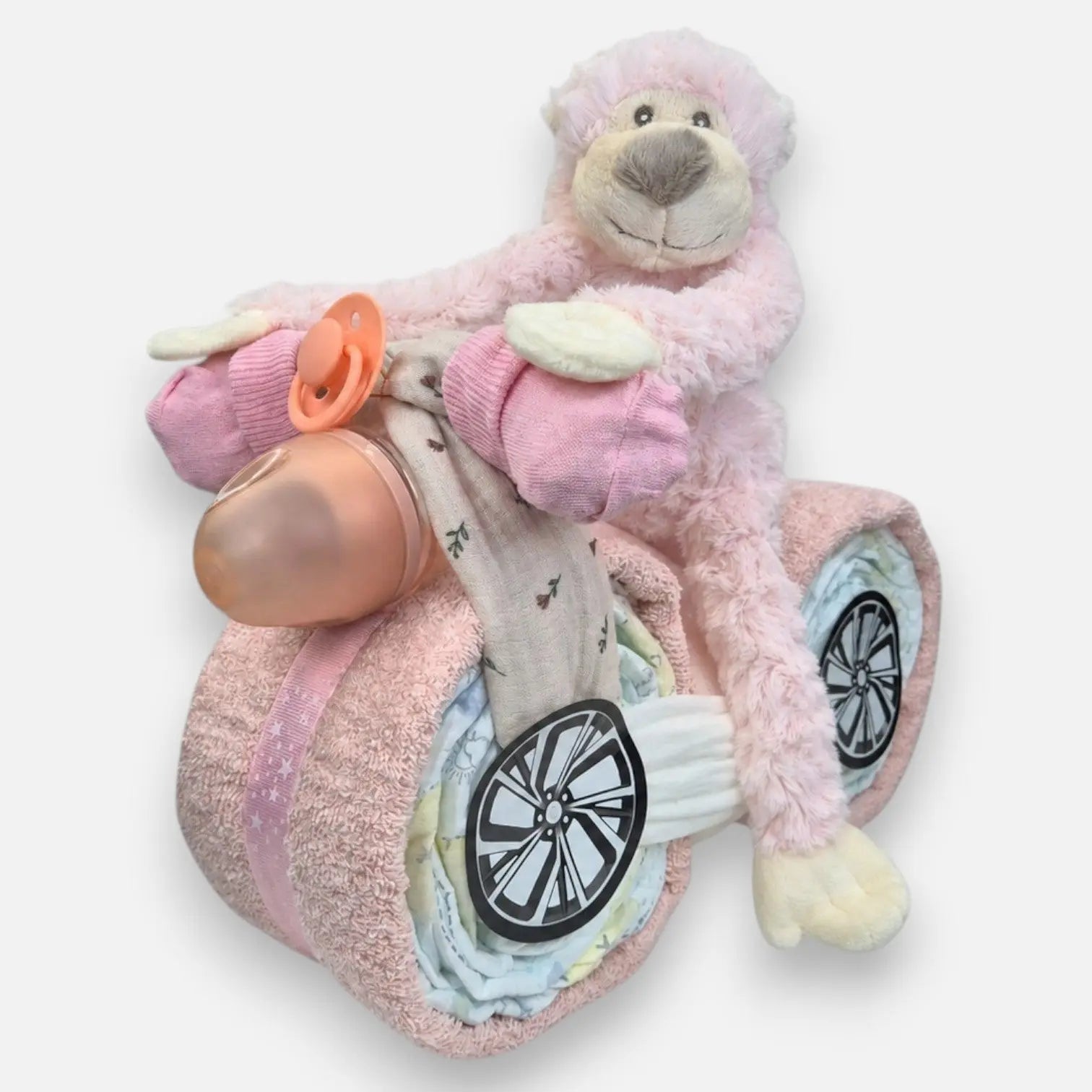Scooter Luiertaart Roze Geboortegift