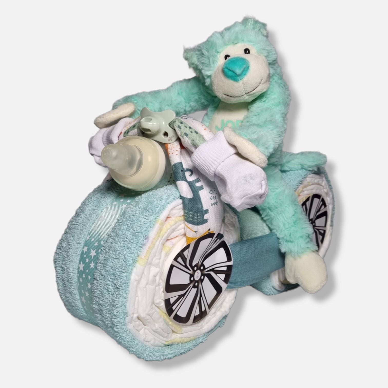 Scooter Luiertaart Mint - Geboortegift