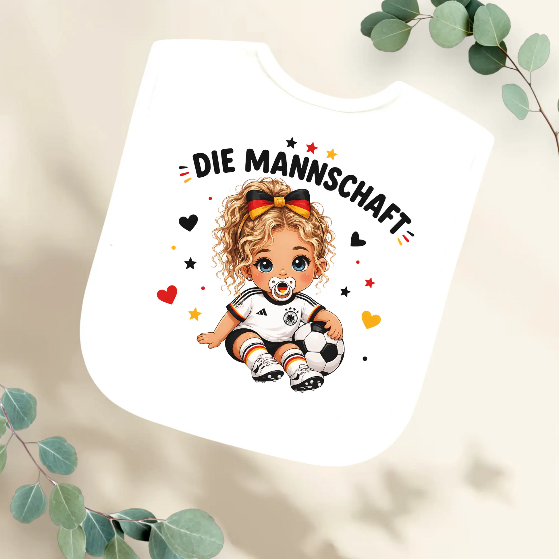 Slabbetje Duitse voetbalelftal - Meisje Geboortegift