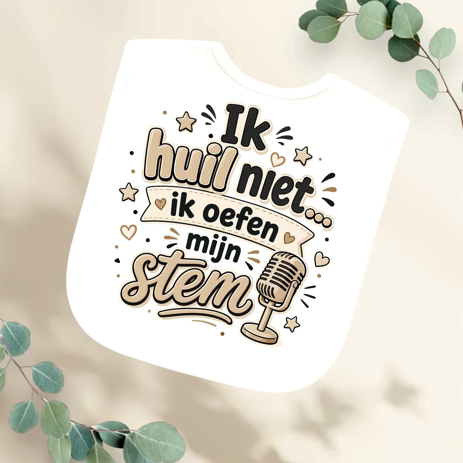 Slabbetje - Ik huil niet, Ik oefen mijn stem Geboortegift