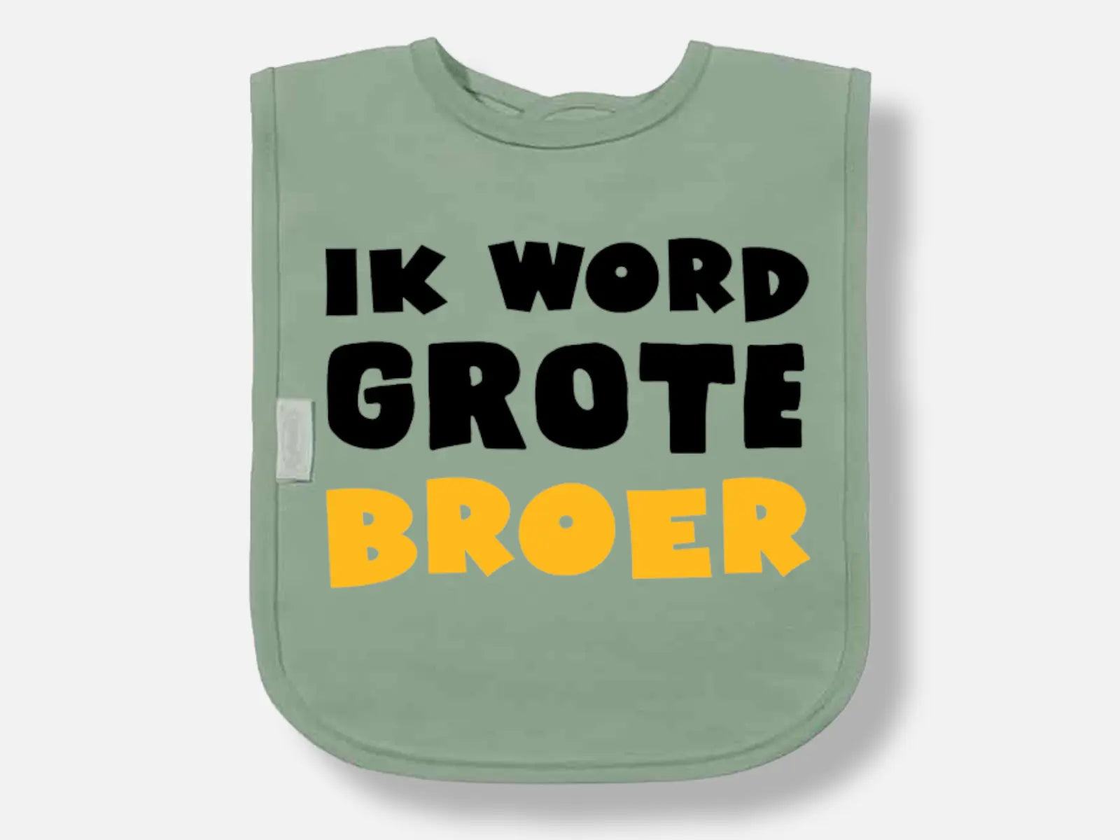 Slabbetje Ik word grote Broer - Geboortegift