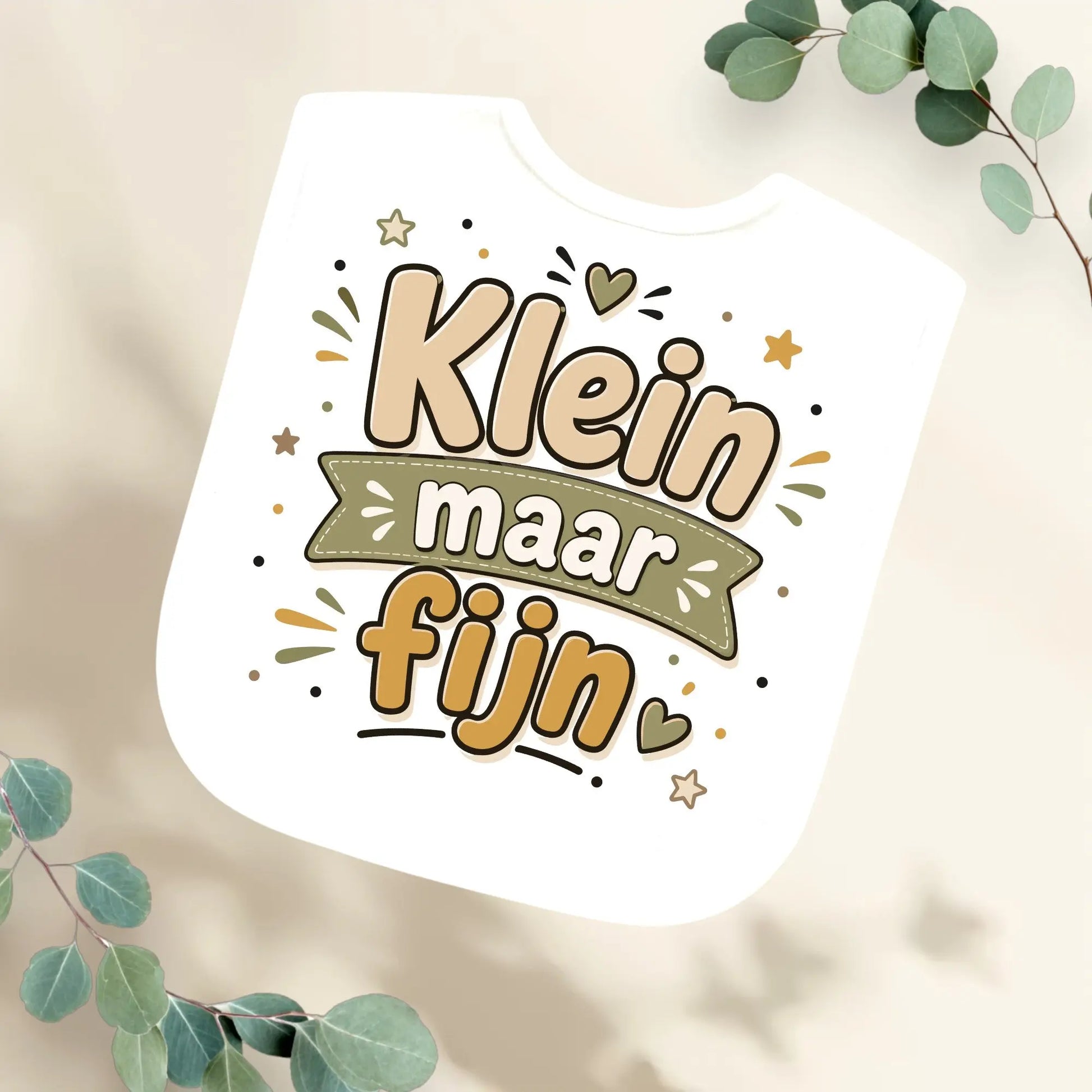 Slabbetje - Klein maar fijn Geboortegift