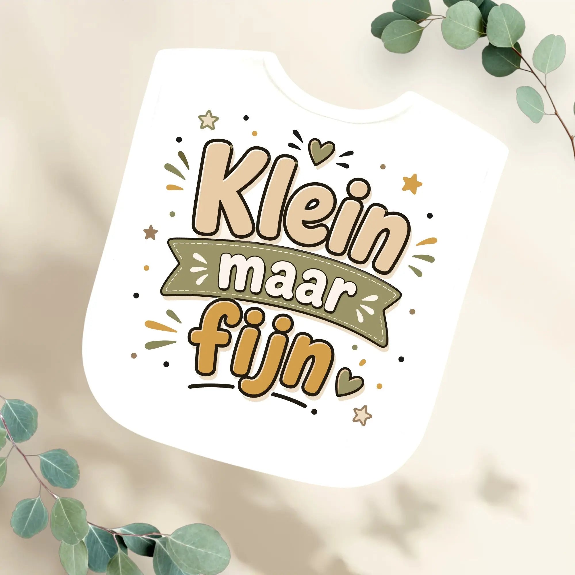 Slabbetje - Klein maar fijn Geboortegift