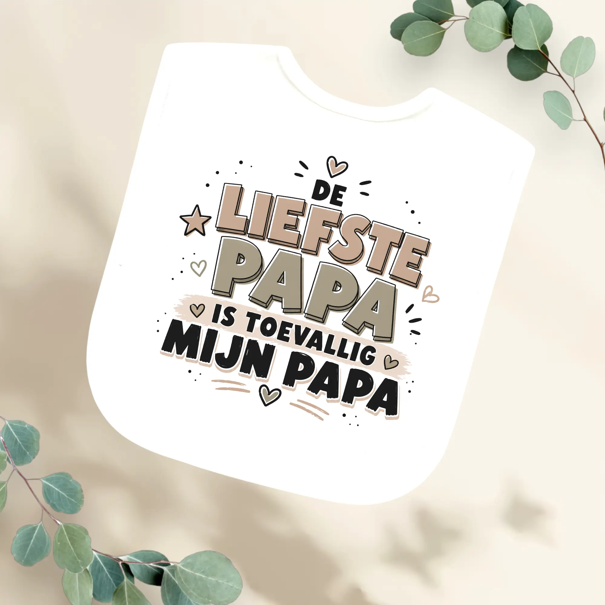 Slabbetje de liefste papa is toevallig mijn papa Geboortegift