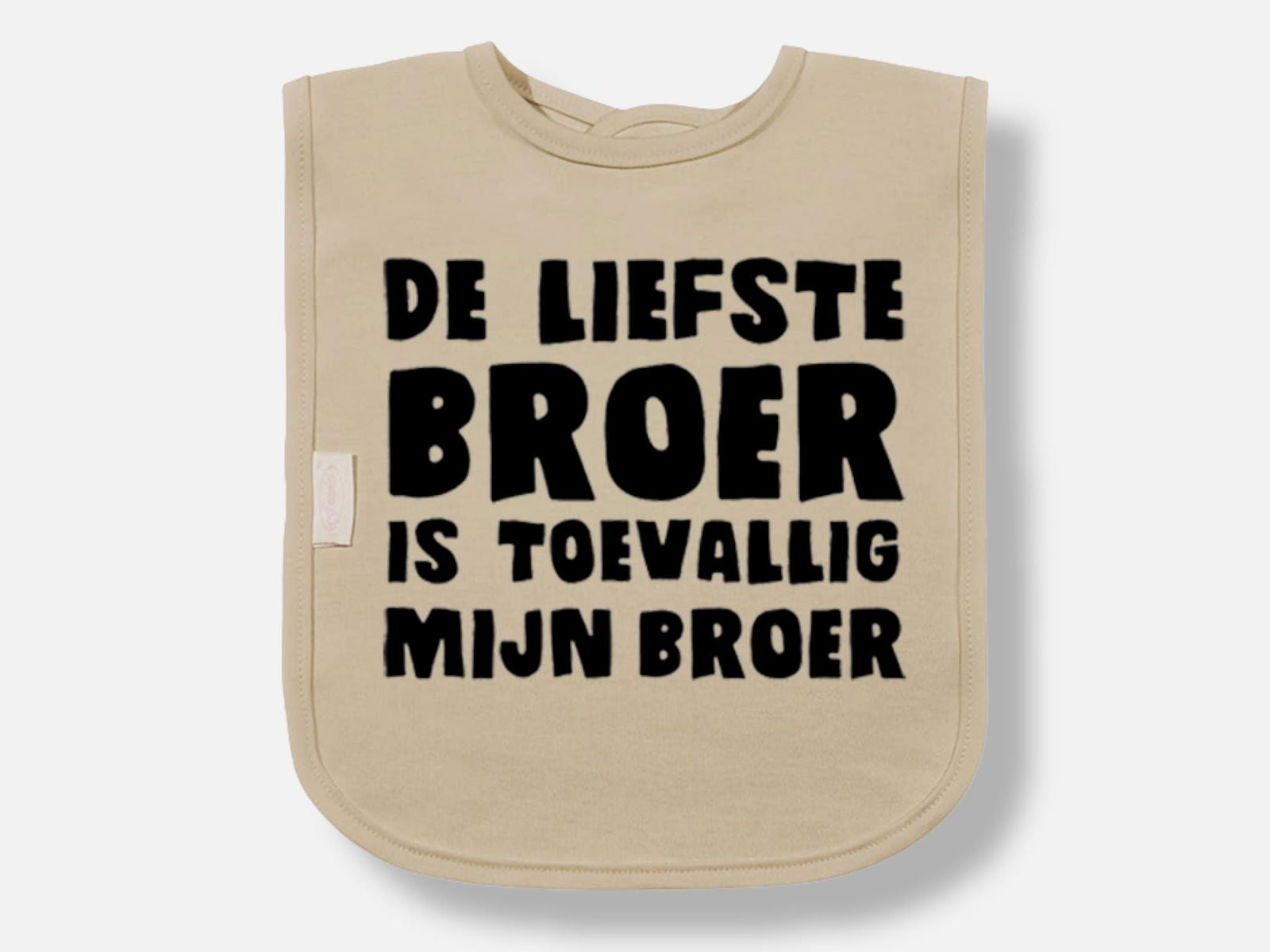 Slabbetje de liefste broer - Geboortegift