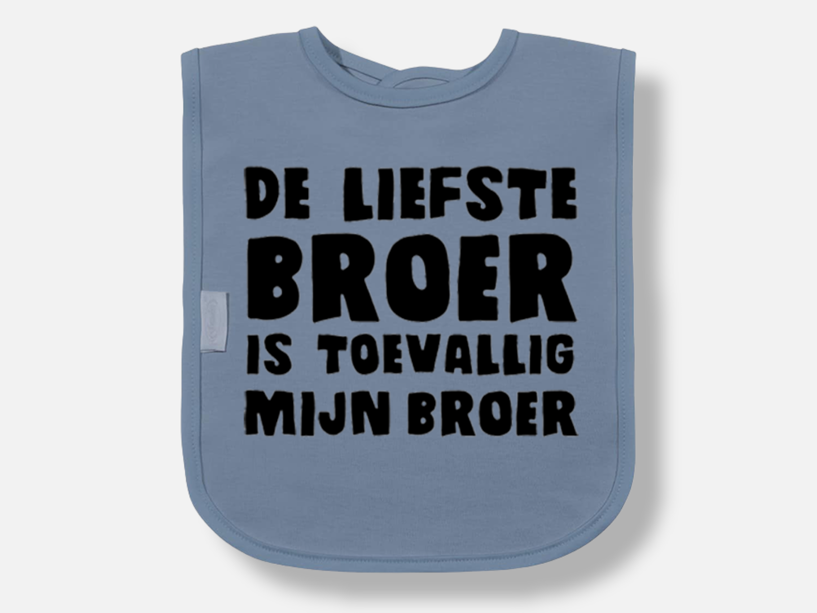 Slabbetje de liefste broer - Geboortegift