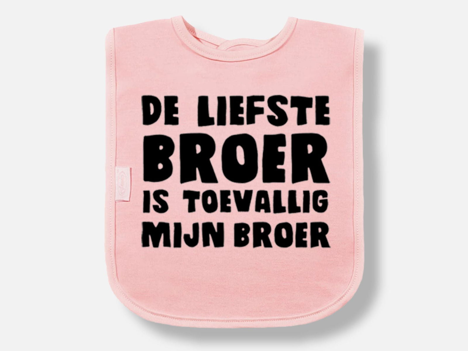 Slabbetje de liefste broer - Geboortegift