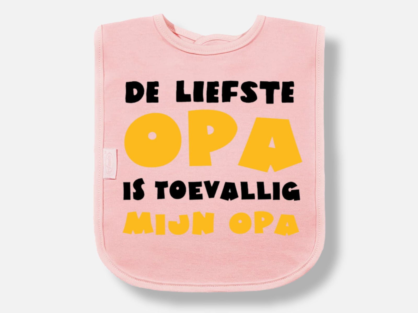 Slabbetje de liefste opa - Geboortegift