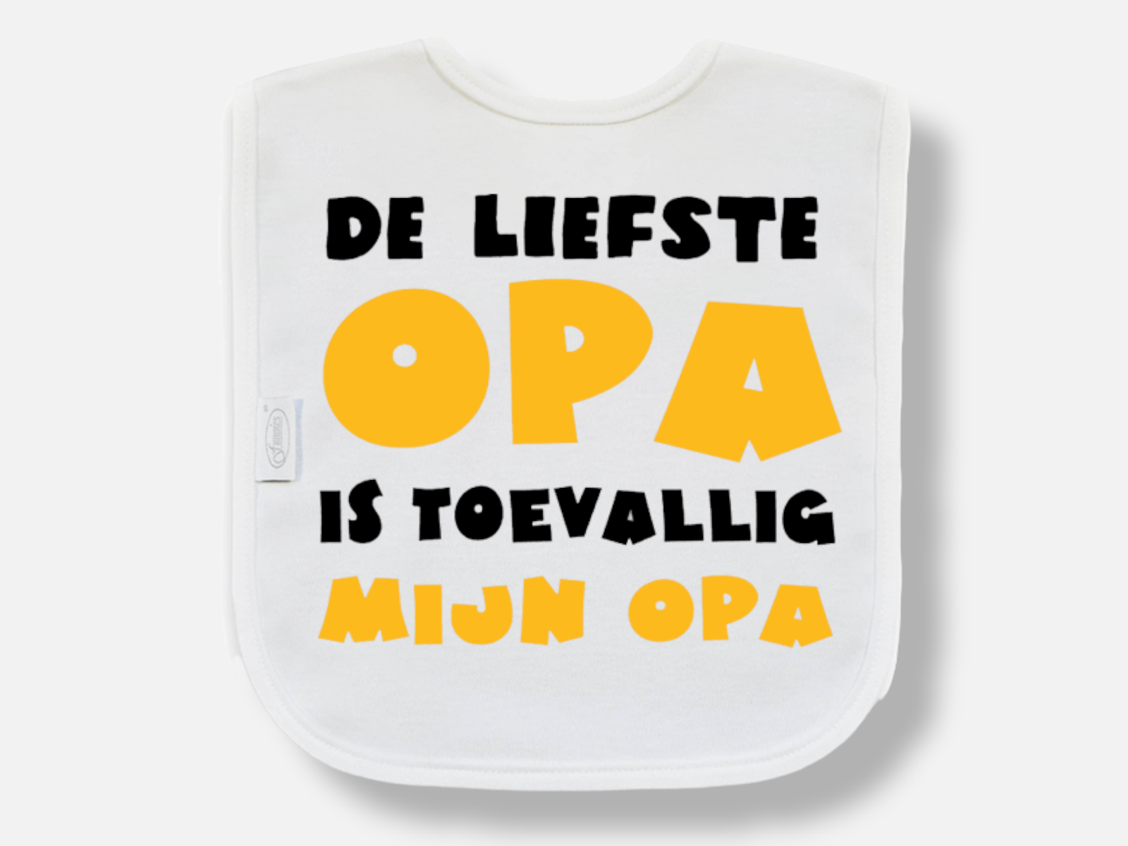 Slabbetje de liefste opa - Geboortegift