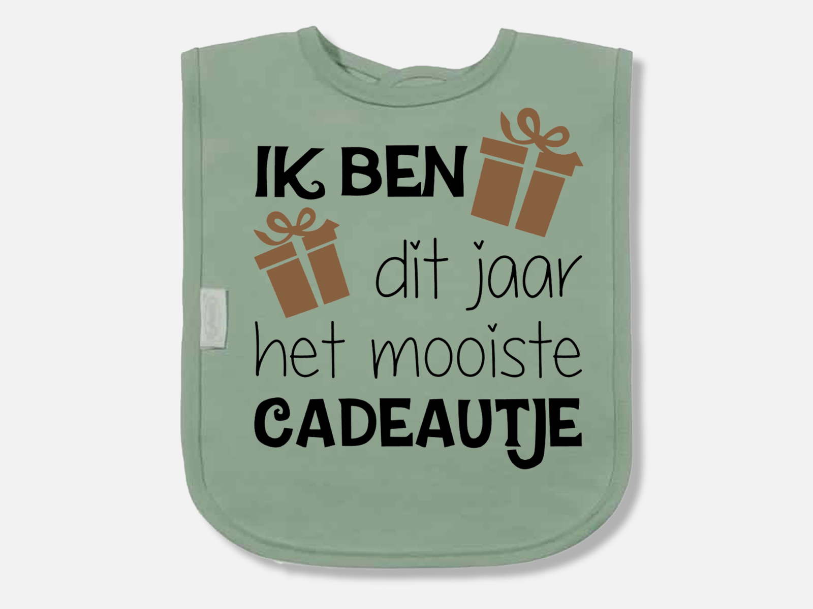 Slabbetje mooiste cadeautje - Geboortegift