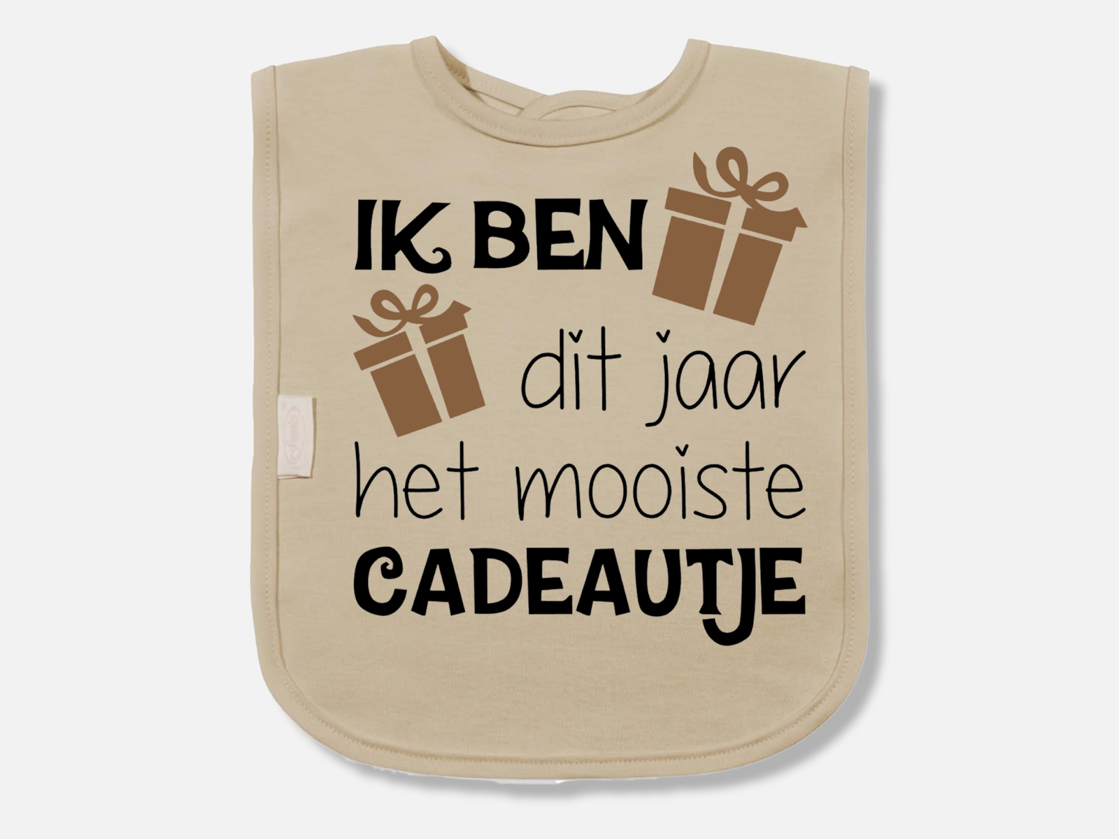 Slabbetje mooiste cadeautje - Geboortegift