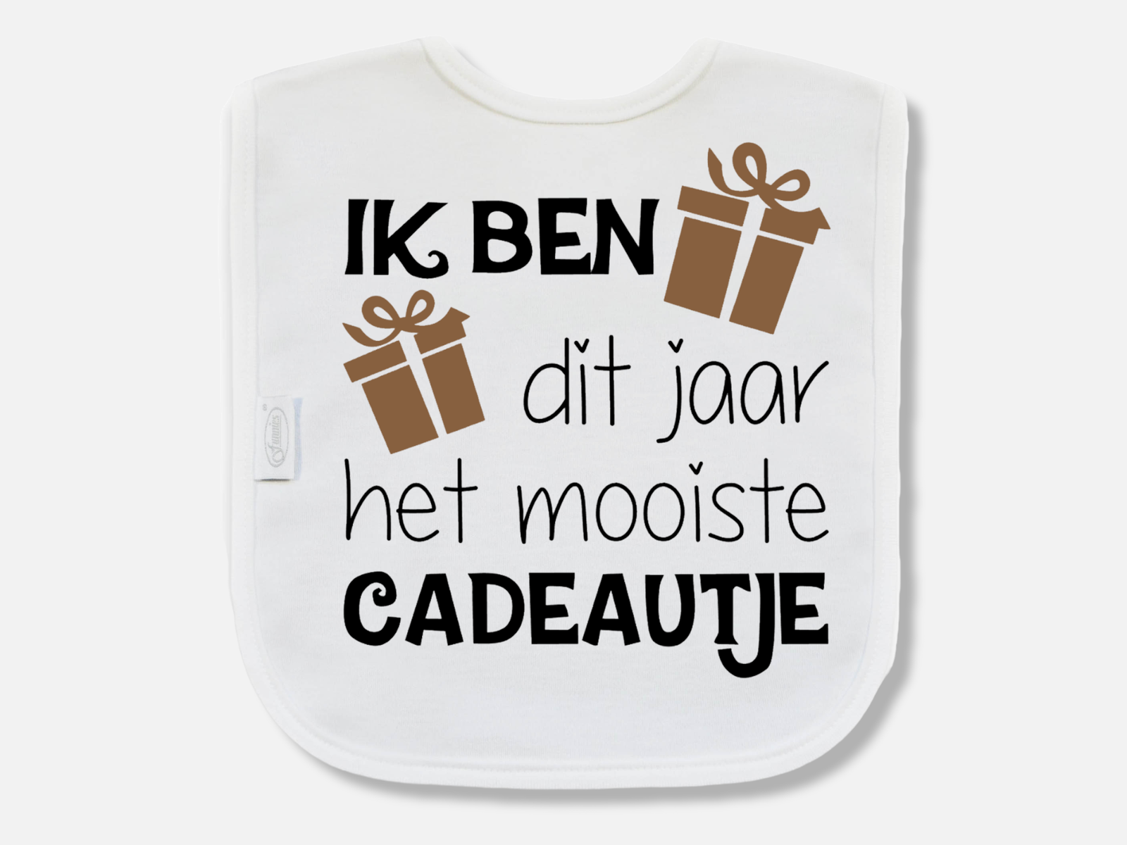 Slabbetje mooiste cadeautje - Geboortegift